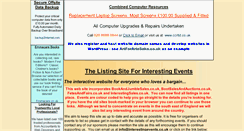 Desktop Screenshot of interestingevents.co.uk